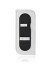 Lentille caméra arrière avec cache anneau de protection compatible Samsung Galaxy S21 5G - Phantom White