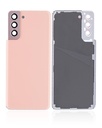 Vitre arrière avec lentille caméra compatible Samsung Galaxy S21 Plus - Sans Logo - Aftermarket Plus - Phantom Pink