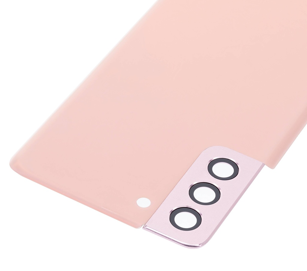 Vitre arrière avec lentille caméra compatible Samsung Galaxy S21 Plus - Sans Logo - Aftermarket Plus - Phantom Pink