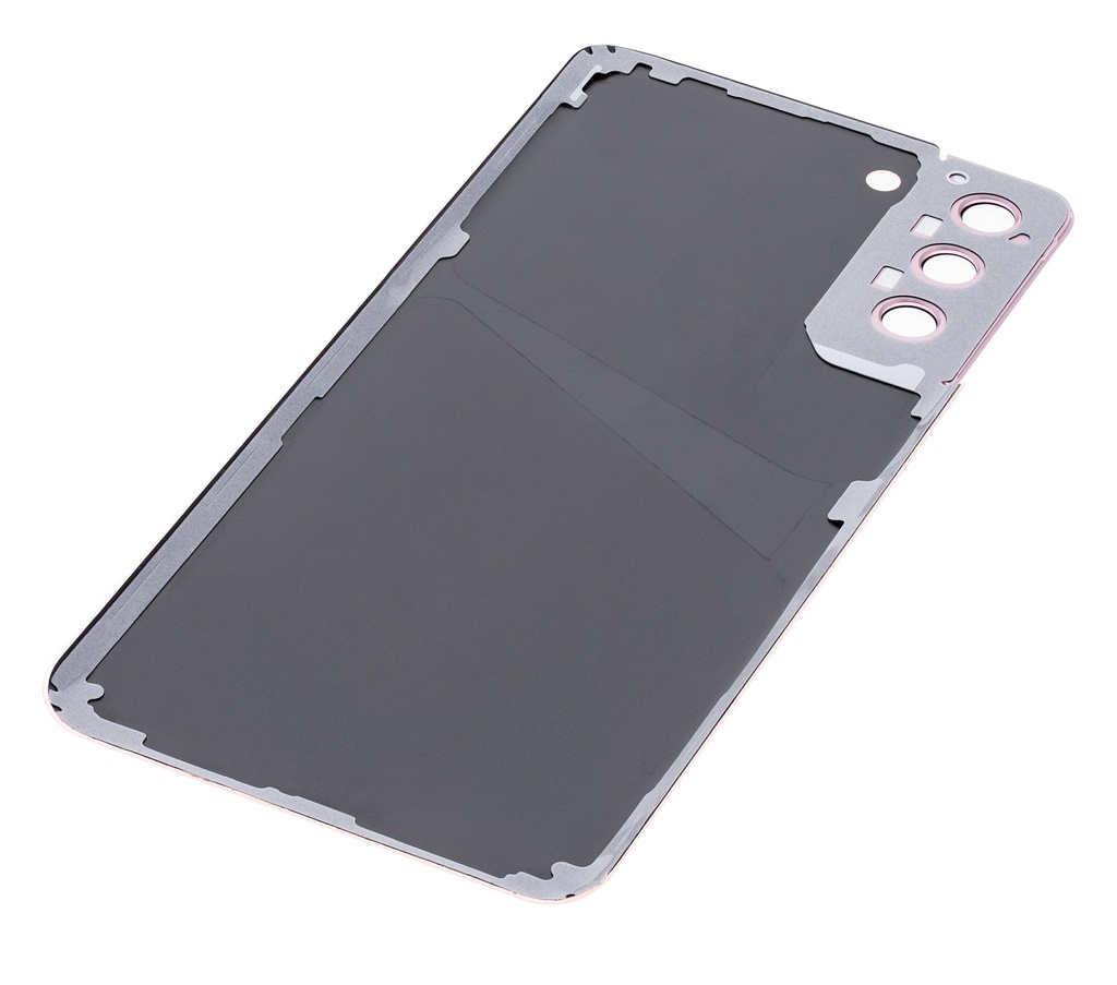 Vitre arrière avec lentille caméra compatible Samsung Galaxy S21 Plus - Sans Logo - Aftermarket Plus - Phantom Pink