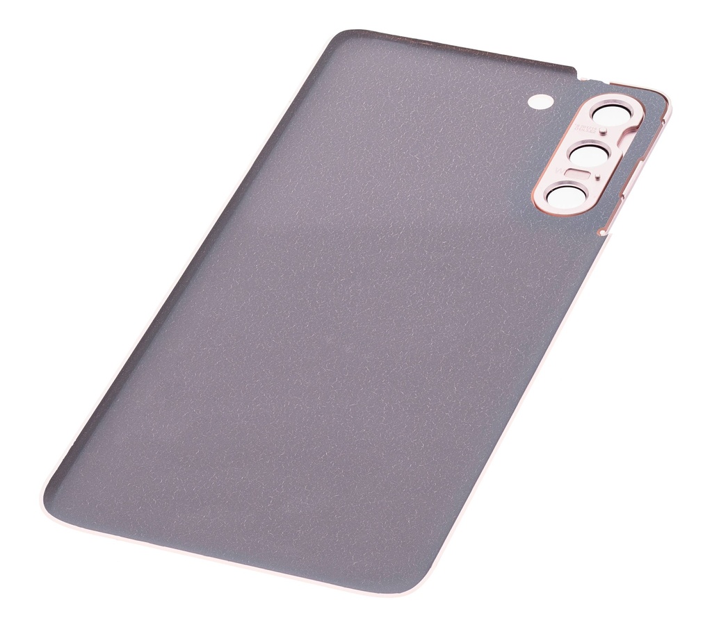 Vitre arrière avec lentille caméra compatible Samsung Galaxy S21 5G - Sans Logo - Aftermarket Plus - Phantom Pink