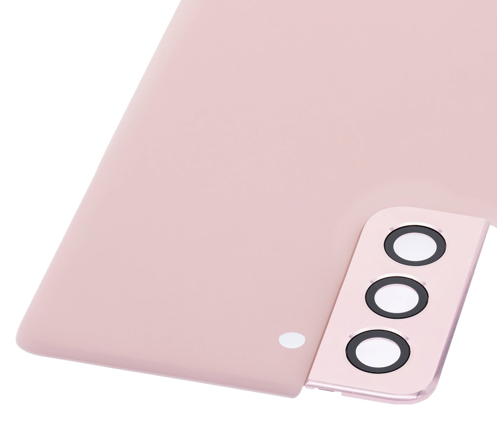 Vitre arrière avec lentille caméra compatible Samsung Galaxy S21 5G - Sans Logo - Aftermarket Plus - Phantom Pink