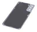 Vitre arrière avec lentille caméra compatible Samsung Galaxy S21 Plus - Sans Logo - Aftermarket Plus - Phantom Silver