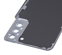 Vitre arrière avec lentille caméra compatible Samsung Galaxy S21 Plus - Sans Logo - Aftermarket Plus - Phantom Silver