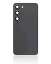 Vitre arrière avec lentille caméra compatible SAMSUNG S23 5G - Sans logo - Aftermarket Plus - Phantom Black