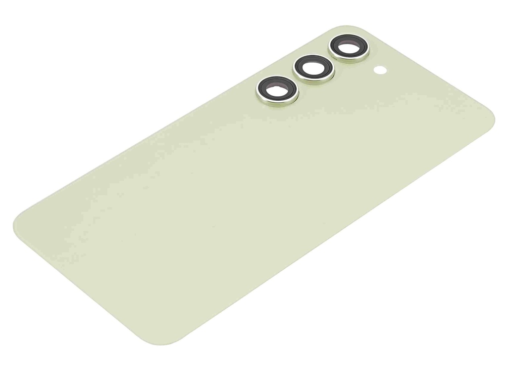 Vitre arrière avec lentille caméra compatible SAMSUNG S23 5G - Sans logo - Aftermarket Plus - Citron Vert