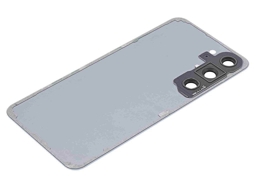 Vitre arrière avec lentille caméra compatible SAMSUNG S23 5G - Sans logo - Aftermarket Plus - Bleu