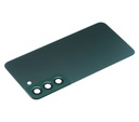 Vitre arrière avec lentille caméra compatible Samsung Galaxy S22 5G - Sans Logo - Aftermarket Plus - Vert