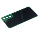 Vitre arrière avec lentille caméra compatible Samsung Galaxy S22 5G - Sans Logo - Aftermarket Plus - Vert