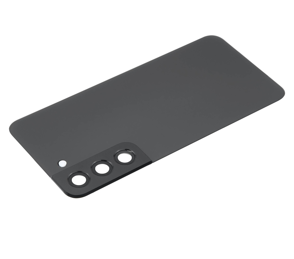 Vitre arrière avec lentille caméra compatible Samsung Galaxy S22 5G - Sans Logo - Aftermarket Plus - Graphite