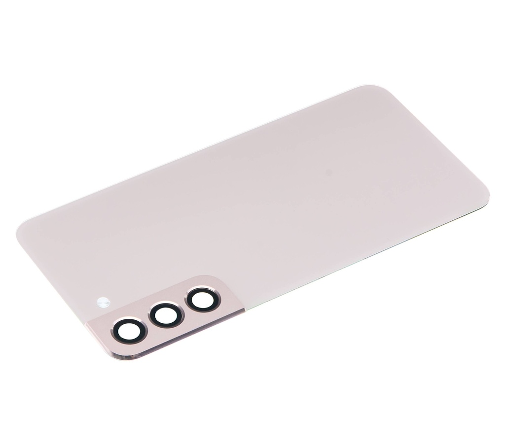 Vitre arrière avec lentille caméra compatible Samsung Galaxy S22 Plus 5G - Sans Logo - Aftermarket Plus - Pink Gold