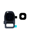 Lentille caméra arrière compatible Samsung Galaxy S7 - S7 Edge - Noir