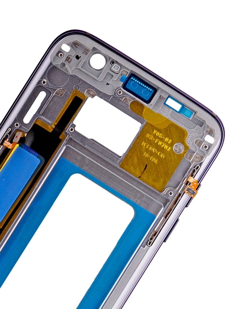 Châssis central compatible Samsung Galaxy S7 Edge - Noir