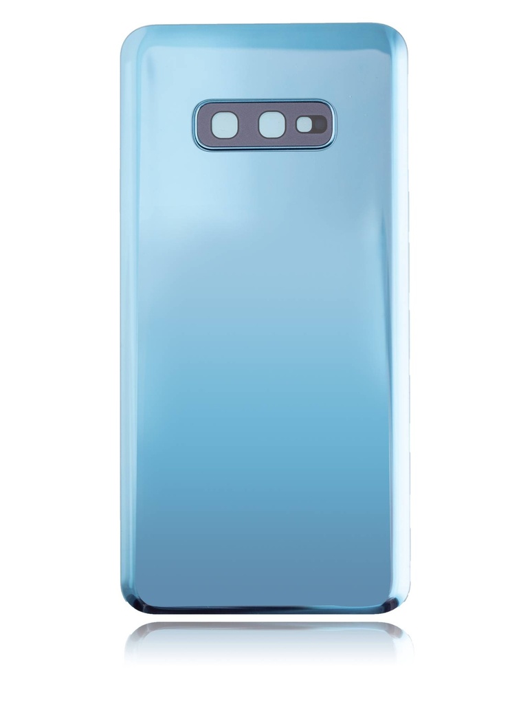 Vitre arrière avec lentille caméra pour Samsung Galaxy S10E - SERVICE PACK - Prism Blue