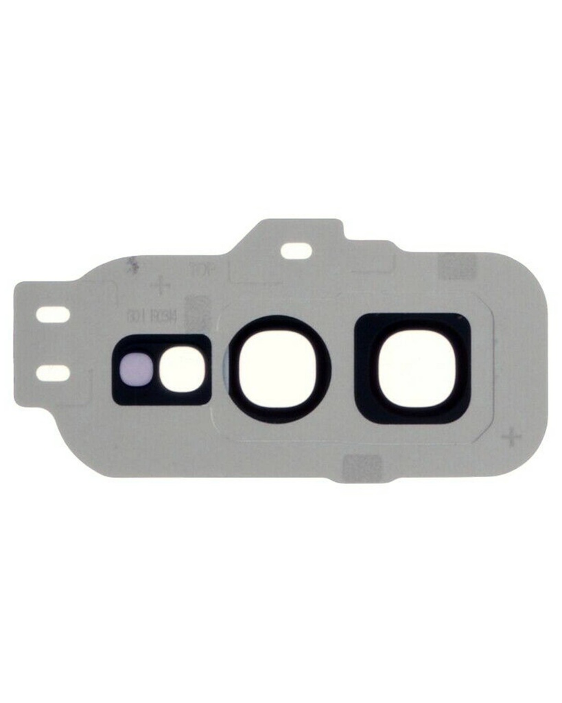 Lentille caméra arrière avec anneau compatible Samsung S10E - Prism White