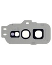 Lentille caméra arrière avec anneau compatible Samsung S10E - Prism White