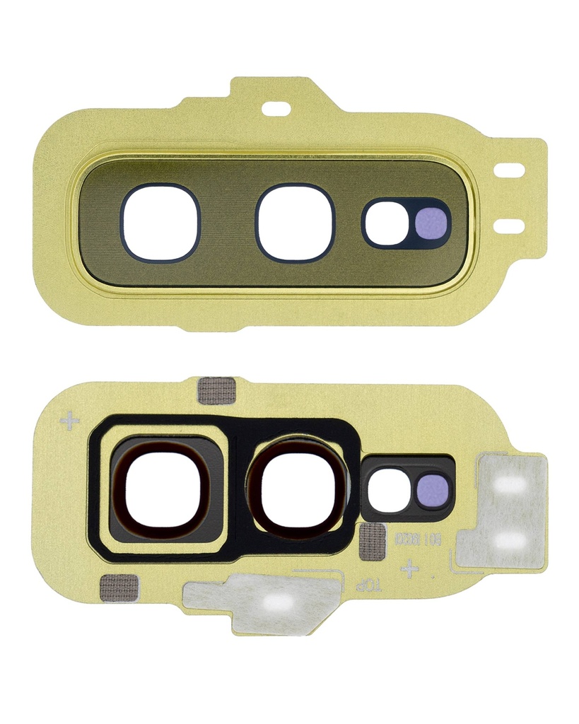 Lentille caméra arrière avec anneau compatible Samsung S10E - Or
