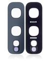 Pack de 10 Lentilles caméra arrière - verre seul avec adhésif compatibles Samsung Galaxy S10E - Prism Blue