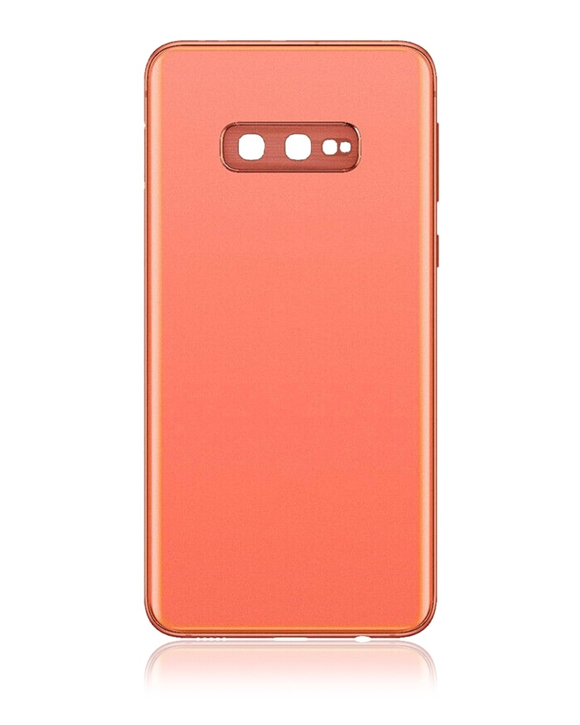 Vitre arrière avec lentille caméra pour Samsung Galaxy S10E - SERVICE PACK - Flamingo Pink