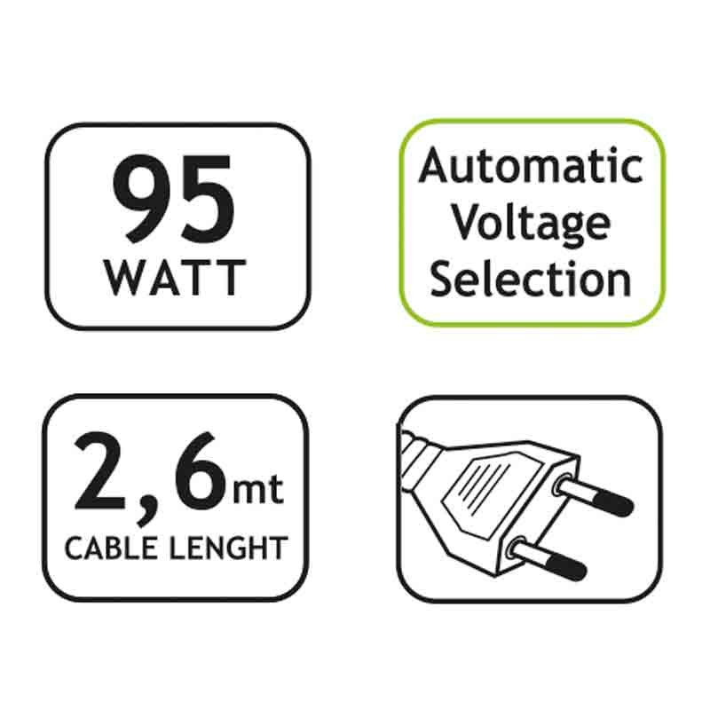 Chargeur automatique 95 W - TECNOWARE - 10 connecteurs