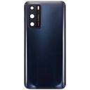 Vitre arrière avec lentille caméra compatible Huawei P40 - Noir