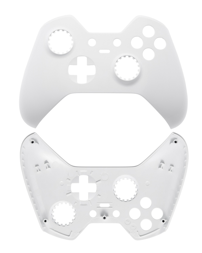Plaque frontale supérieure compatible manette Xbox One Elite - Blanche