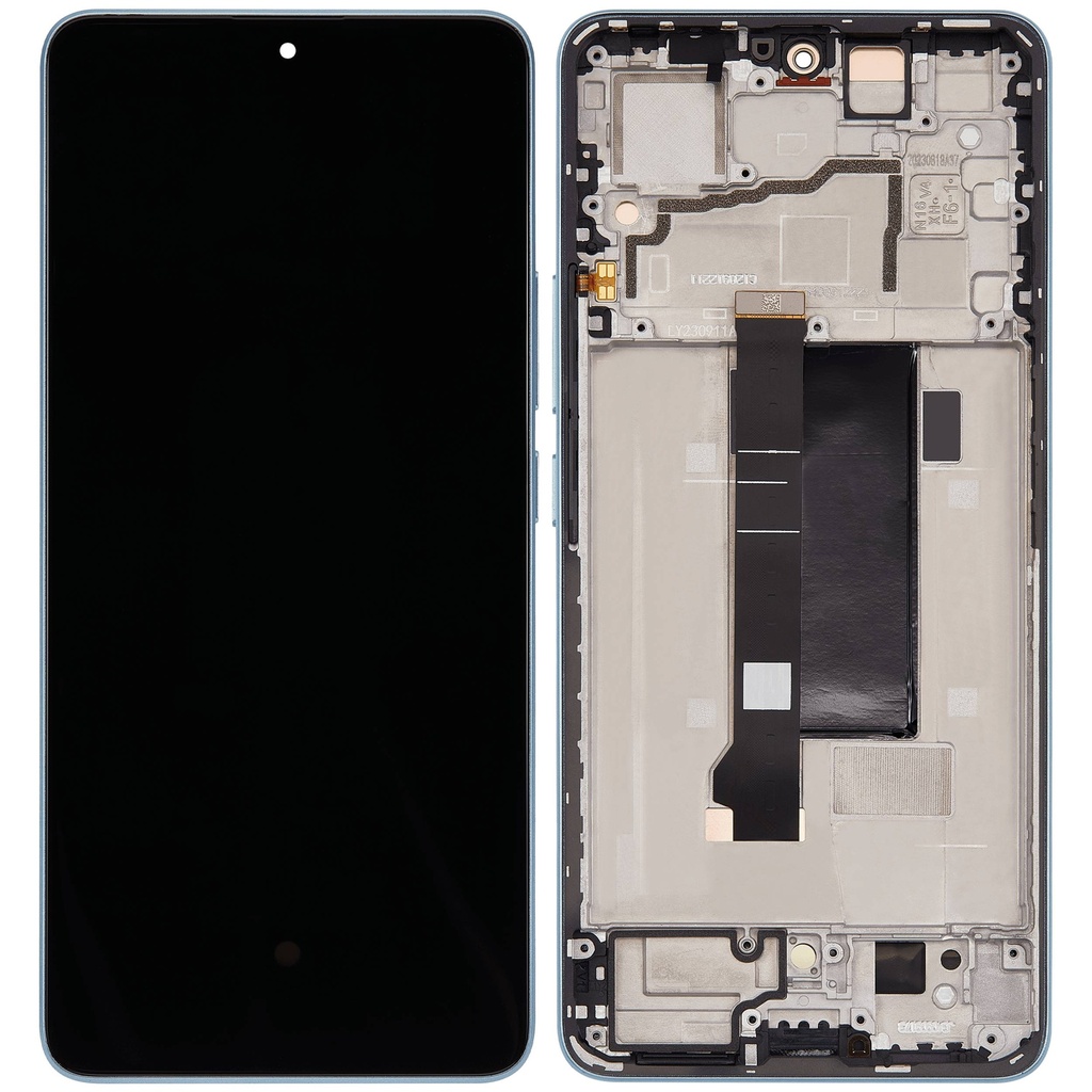 Bloc écran OLED avec châssis compatible Xiaomi Redmi Note 13 Pro - Reconditionné - Bleu