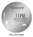 Puce IC de Pochoir de protection de nappe écran compatible iPhone Série 11 - Série 12 - Série 13 - Mécanique