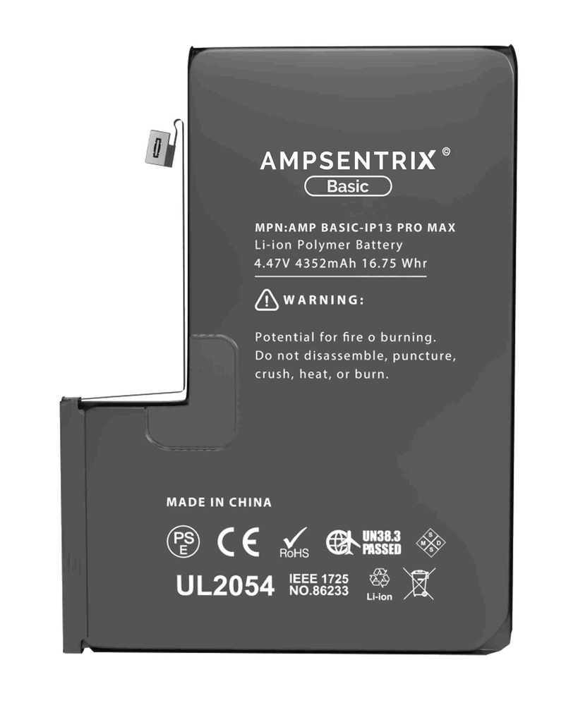 Batterie compatible iPhone 13 Pro Max - AmpSentrix Basic
