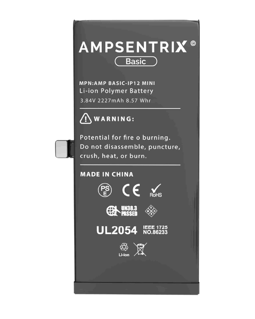 Batterie compatible iPhone 12 Mini - AmpSentrix Basic