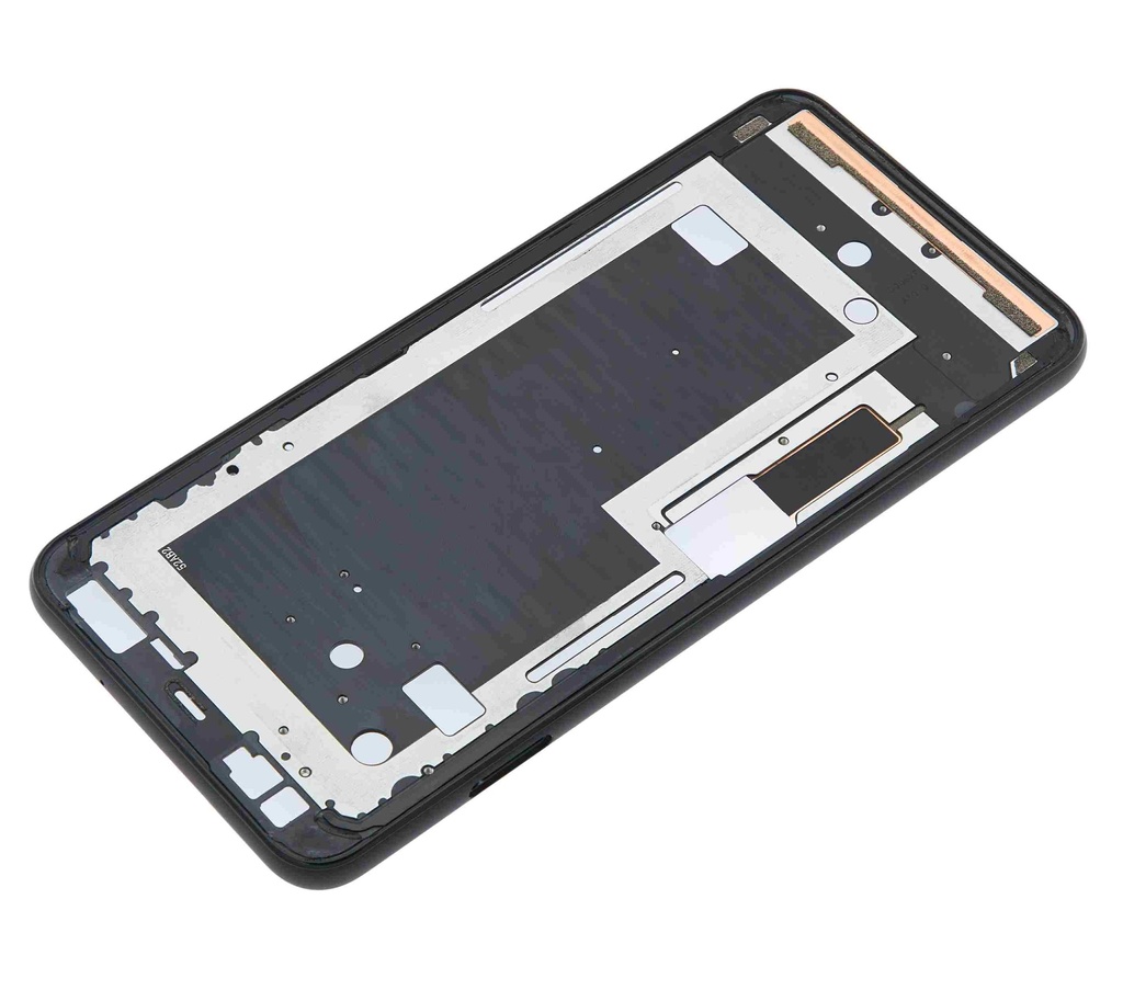 Châssis central compatible Google Pixel 4XL - Bouton Power Orange