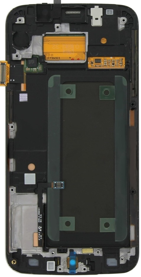 Bloc écran SAMSUNG S6 edge - G925F - Noir - SERVICE PACK