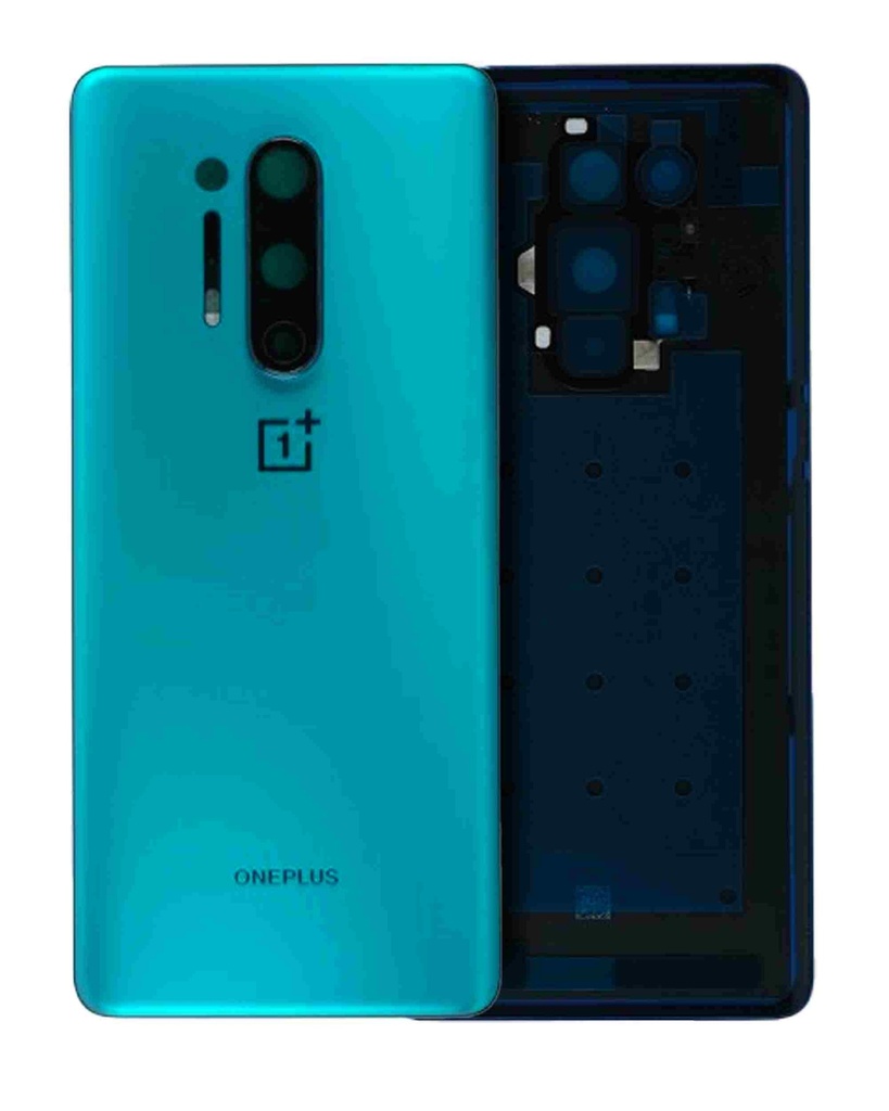 Vitre arrière pour OnePlus 8 Pro - SERVICE PACK - Vert Glacier