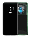 Vitre arrière avec lentille caméra pour SAMSNUG S9 - Version US - SERVICE PACK - Midnight Black