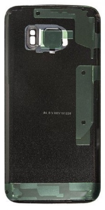 Vitre arrière pour SAMSUNG S7 Edge - Version US - G935F - SERVICE PACK - Noir