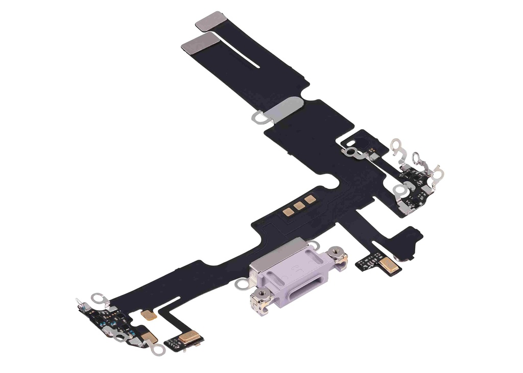 Connecteur de charge avec nappe compatible iPhone 14 Plus - Aftermarket Plus - Violet