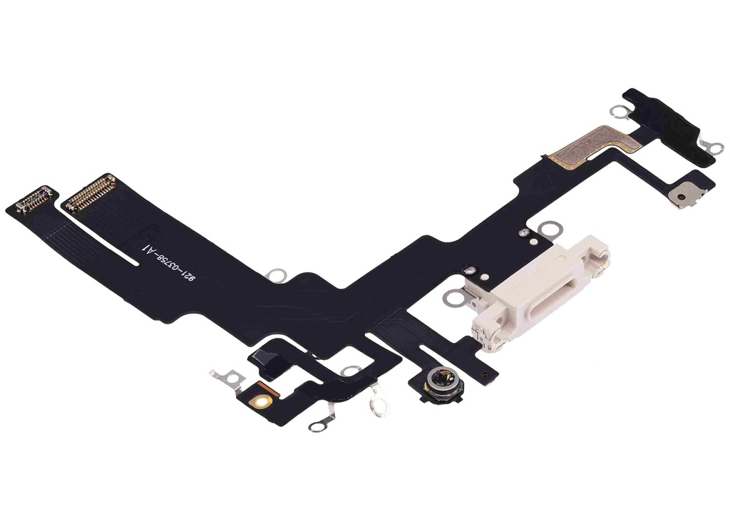 Connecteur de charge avec nappe compatible iPhone 14 - Aftermarket Plus - Lumière Stellaire