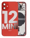 Châssis avec nappes pour iPhone 12 Mini - Grade A - avec Logo - Version US - Rouge