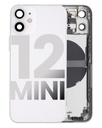Châssis avec nappes pour iPhone 12 Mini - Grade A - avec Logo - Version US - Blanc
