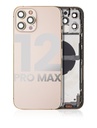 Châssis avec nappes pour iPhone 12 Pro Max - Version Internationale - Grade A - avec Logo - Or