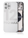 Châssis avec nappes pour iPhone 12 Pro Max - Grade A - avec Logo - Version Internationale - Argent