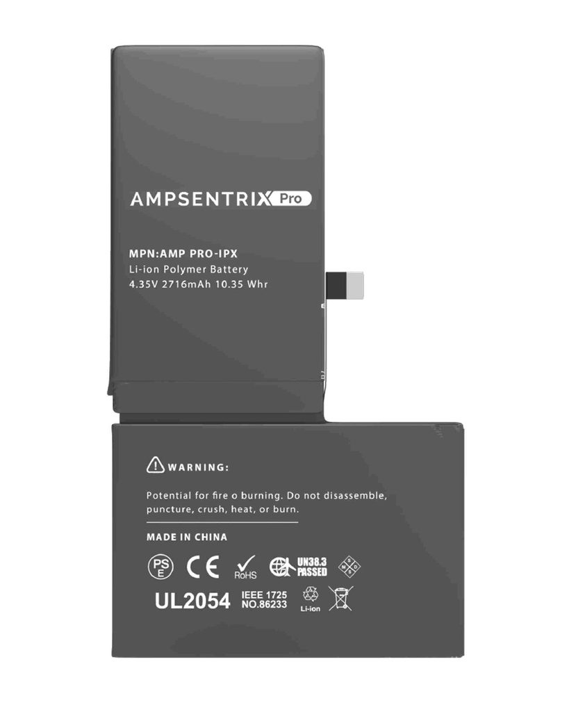 Batterie compatible iPhone X - Ampsentrix Pro