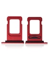 Tiroir SIM double compatible iPhone 11 - Rouge