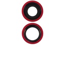 Lentille caméra arrière avec support compatible iPhone 11 - Aftermarket Plus - Rouge