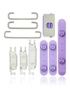 Kit boutons Power-Volume-Switch compatible iPhone 12 - Violet