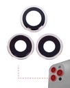 Lentille caméra arrière avec support compatible iPhone 12 Pro Max - Aftermarket Plus - Argent