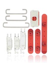 Kit boutons Power-Volume-Switch compatible iPhone 12 - Rouge