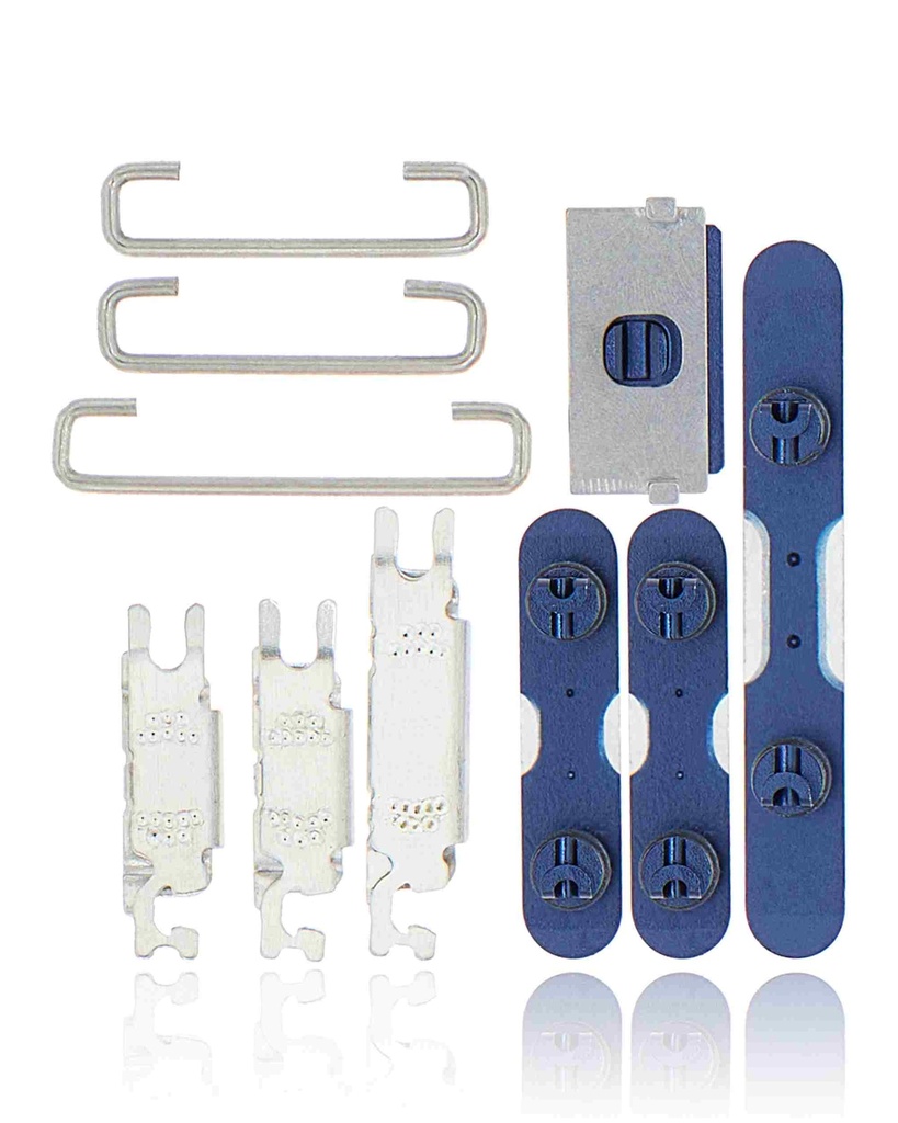 Kit boutons Power-Volume-Switch compatible iPhone 12 - Bleu