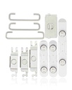 Kit boutons Power-Volume-Switch compatible iPhone 12 - Blanc