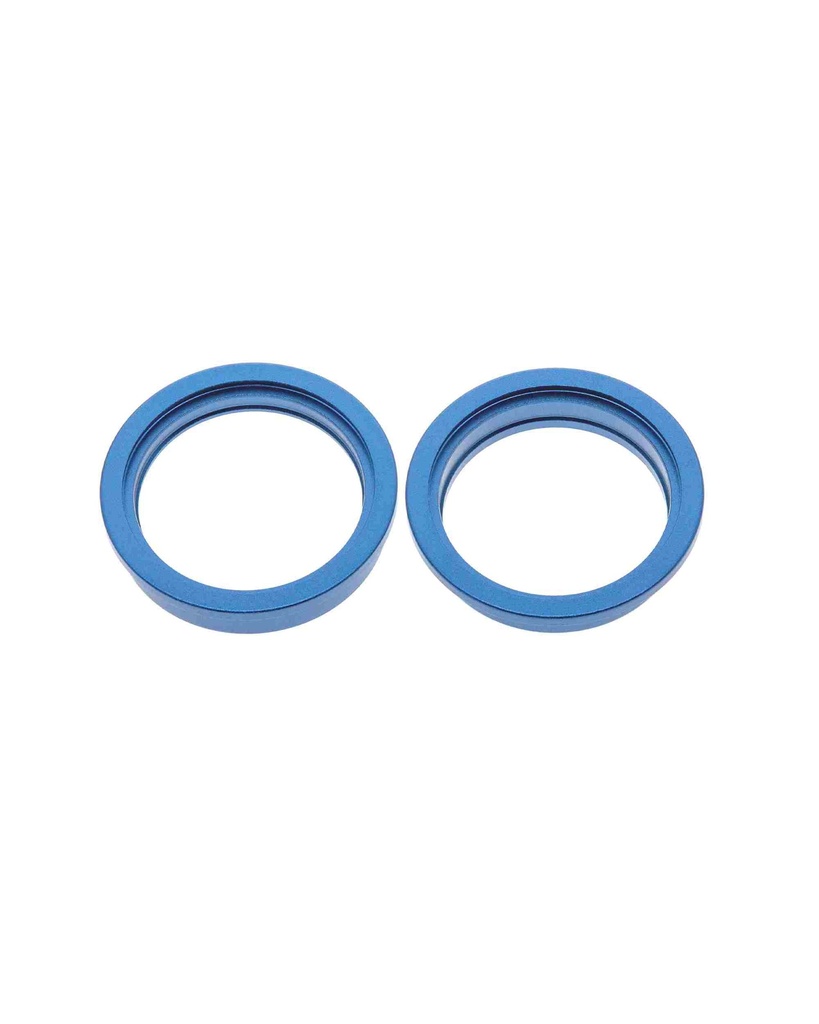 Anneau de protection lentille caméra arrière compatible iPhone 13 et 13 Mini - 2 pièces - Bleu